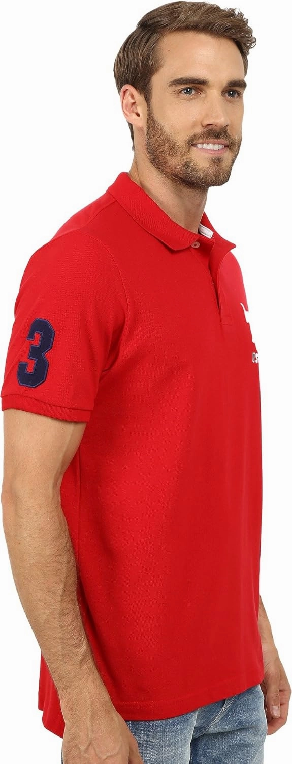 U.S. Polo Assn. Men's Solid Pique Polo Shirt