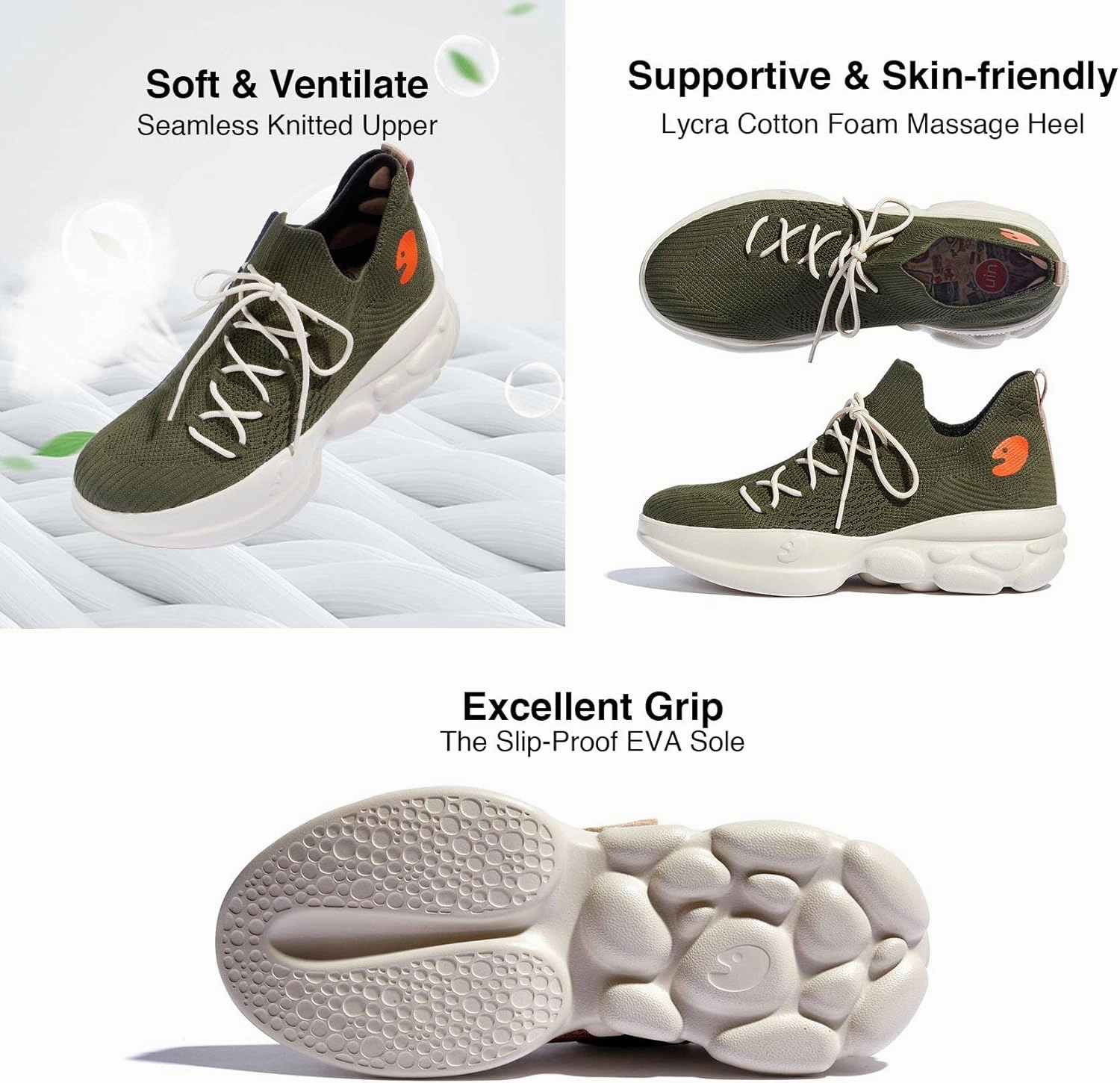UIN Men's Chunky Fashion Sneakers Walking Casual Comfortable Art Painted Travel Designer Dad Shoes Ronda