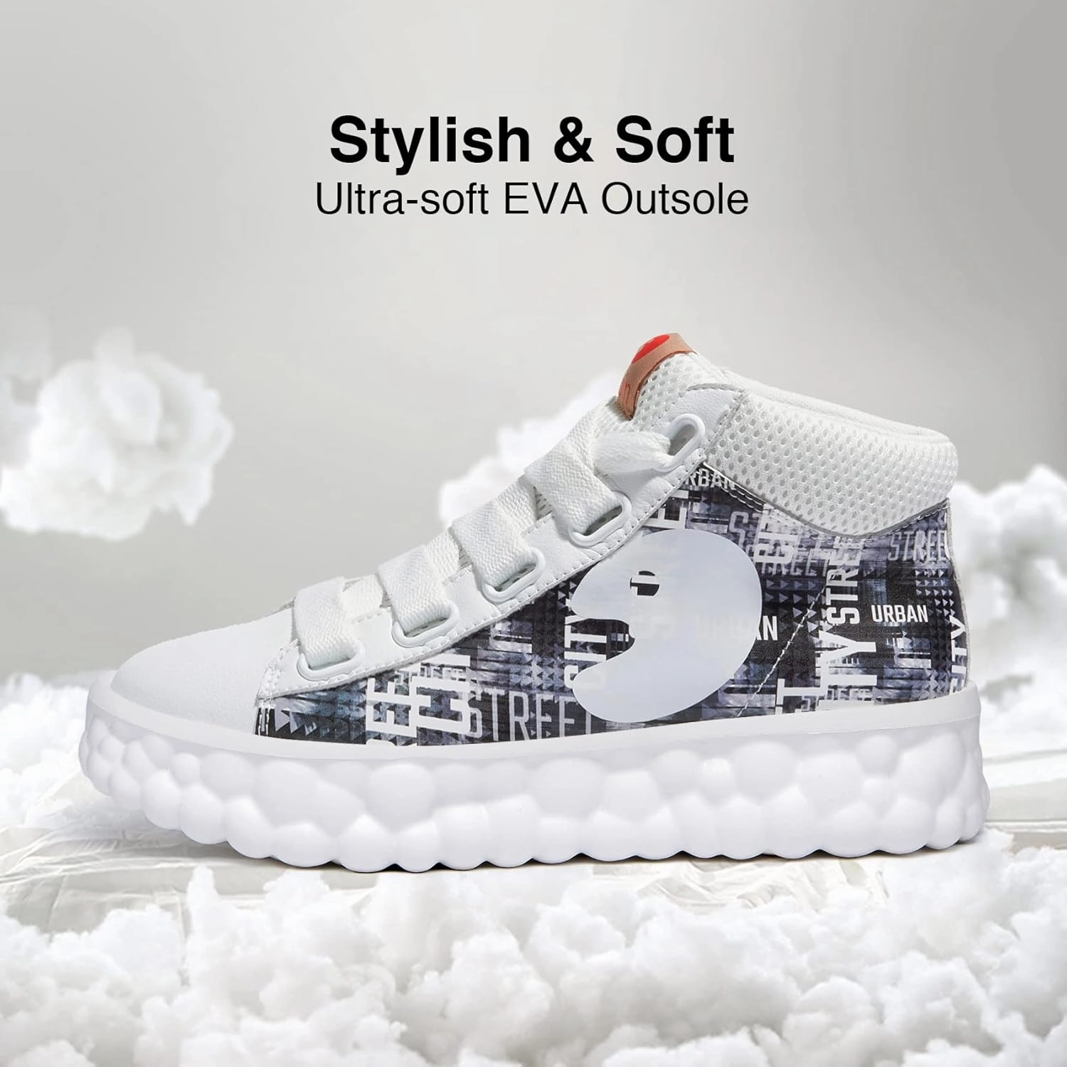 UIN Women's Fashion Sneakers Lightweight Walking Casual Slip Ons Art Painted Athletic Travel Skate Shoes Las Ramblas