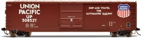 Union Pacific Railroad Box Car with Sliding Door Running Number #508527 HO Scale Train Rolling Stock HR6633C