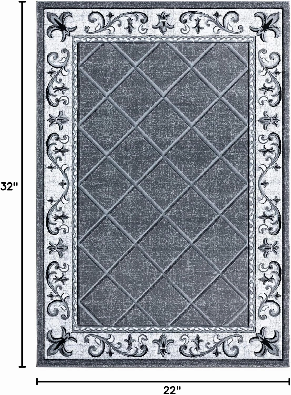 United Weavers of America Bristol Altamont Grey Accent Rug, 1'10" x 2'8"