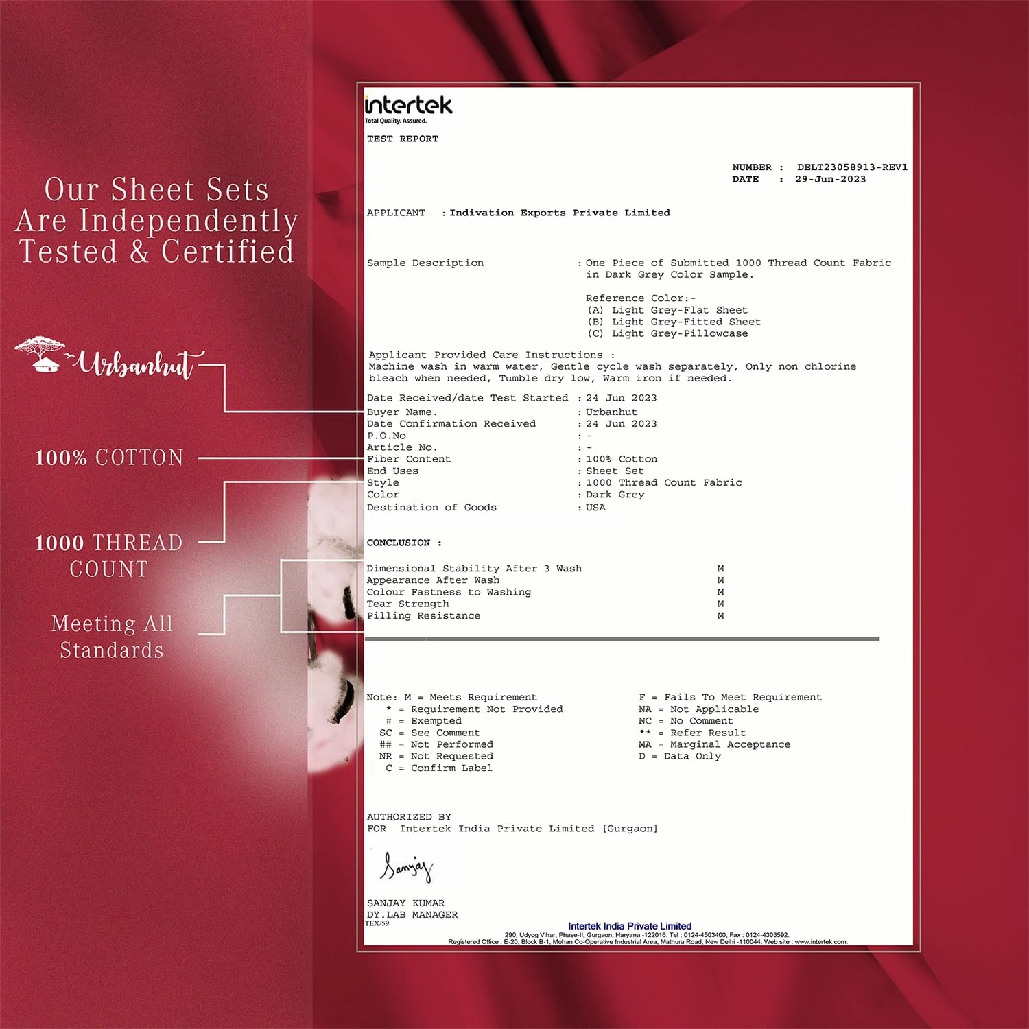 URBANHUT 1000 Thread Count Damask Striped King Bed Sheets Egyptian Cotton Sheet Set, Long Staple Soft & Breathable, 4 Pc Bed Sheet Sets, Luxury Hotel Sateen Sheets Fits 16" Deep Pocket - Burgundy