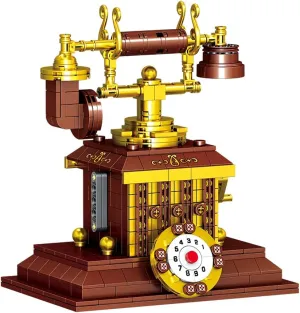 Uvini Adult Building Set, Classic Retro Series Telephone, Adult Building Set, Construction Brick Set Best Gift for Adult, Teens, Collectible Model to Build, 410 pcs