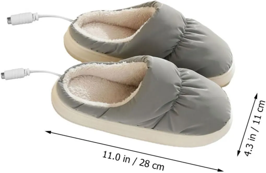VALICLUD Heating Foot Shoes Outdoor Shoe Warmer Foot Spa Machine Kit Cold Weather Warm Slippers Hard Skin Remover