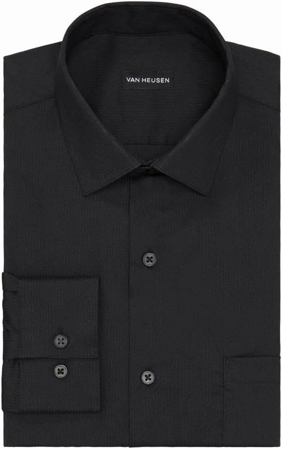 Van Heusen Men's Dress Shirt Regular Fit Everyday Defense Stretch