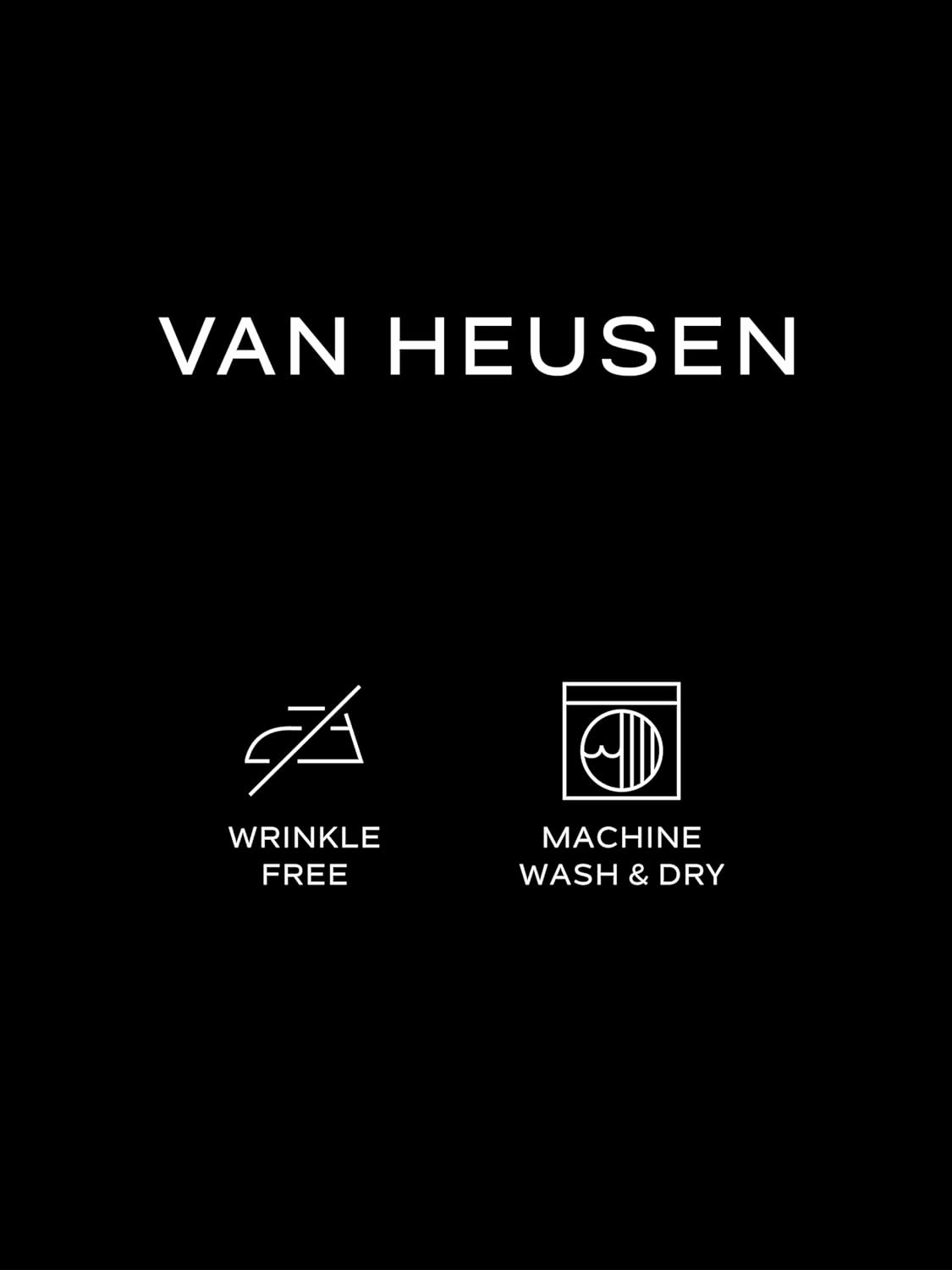 Van Heusen Men's Dress Shirt Regular Fit Poplin Solid
