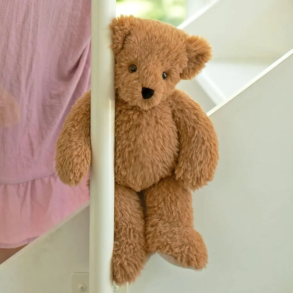 Vermont Teddy Bear Classic Teddy Bear – 13 Inch Almond Brown Bears Stuffed Animals, Super Soft Teddy Bear, Great Gift for All Ages