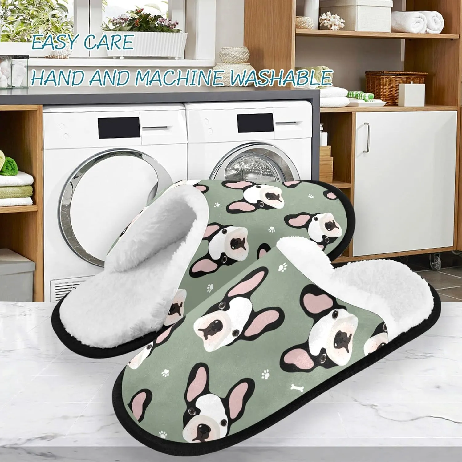 visesunny Floral Slippers Soft Memory Foam Non-Slip Indoor House Slippers Home Shoes for Bedroom Hotel Travel Spa