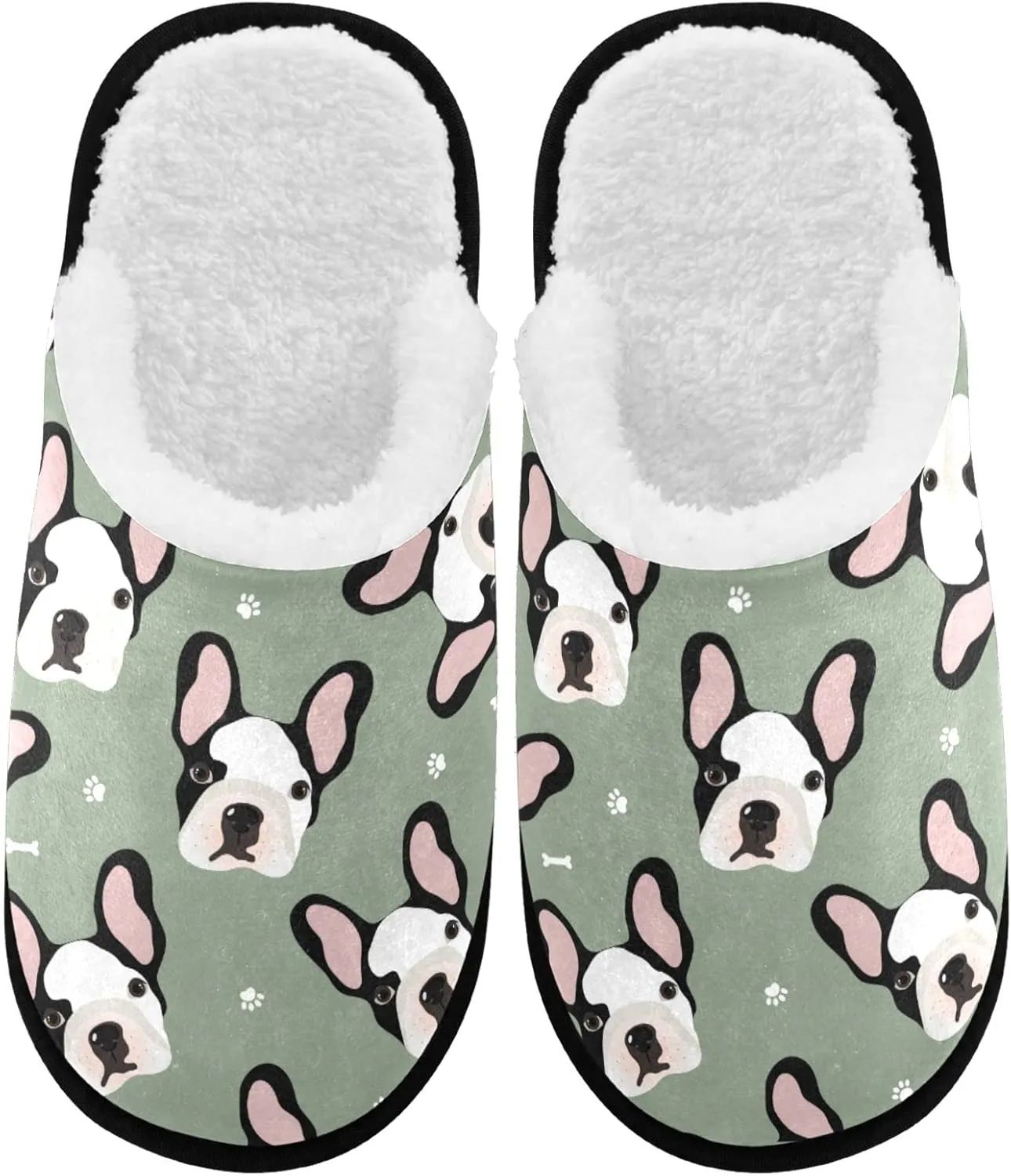 visesunny Floral Slippers Soft Memory Foam Non-Slip Indoor House Slippers Home Shoes for Bedroom Hotel Travel Spa