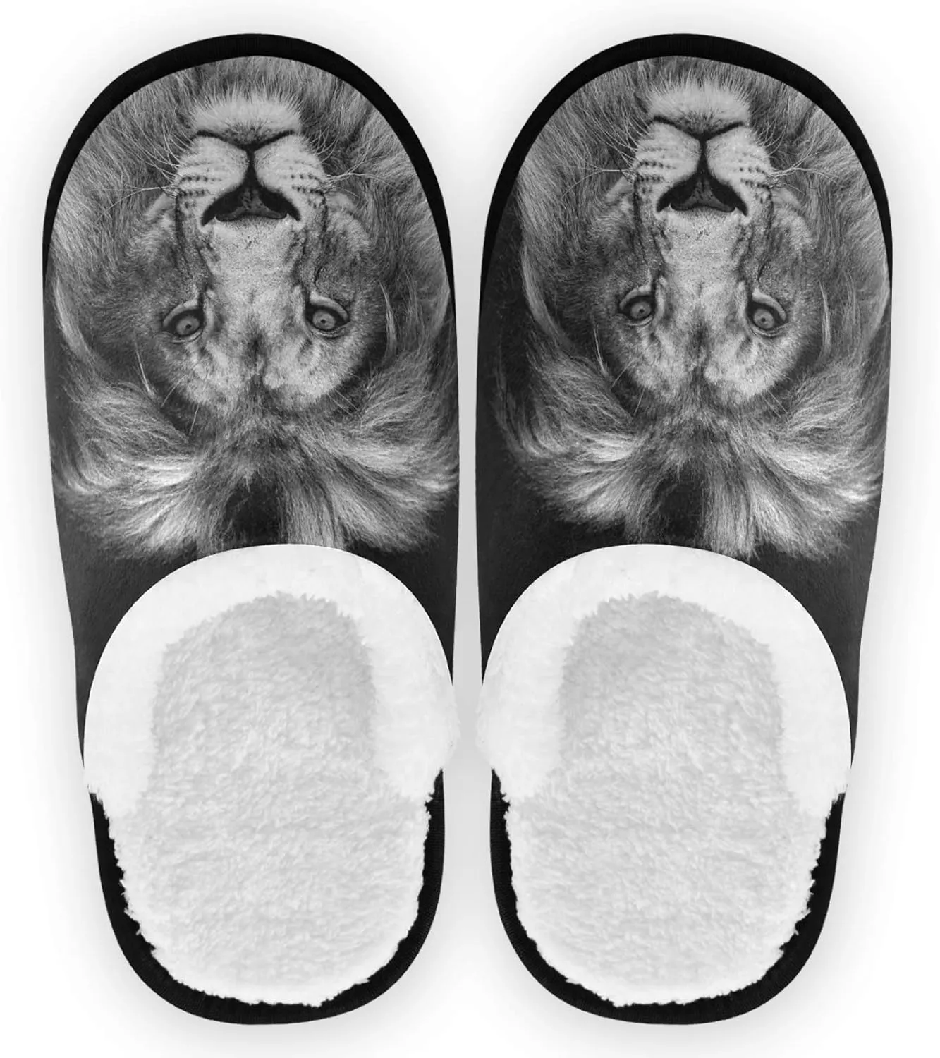 visesunny Modern Slippers for Women Mens Winter Warm Memory Foam Cotton Home Slippers Women's House Slippers Bedroom Slippers Cozy Indoor Outdoor Shoes