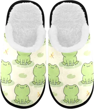 visesunny Slippers for Women Mens Stylish Foral Winter Warm Memory Foam Cotton Home Slippers Soft Plush Fleece Slip on House Slippers for Girls Indoor Outdoor Shoes