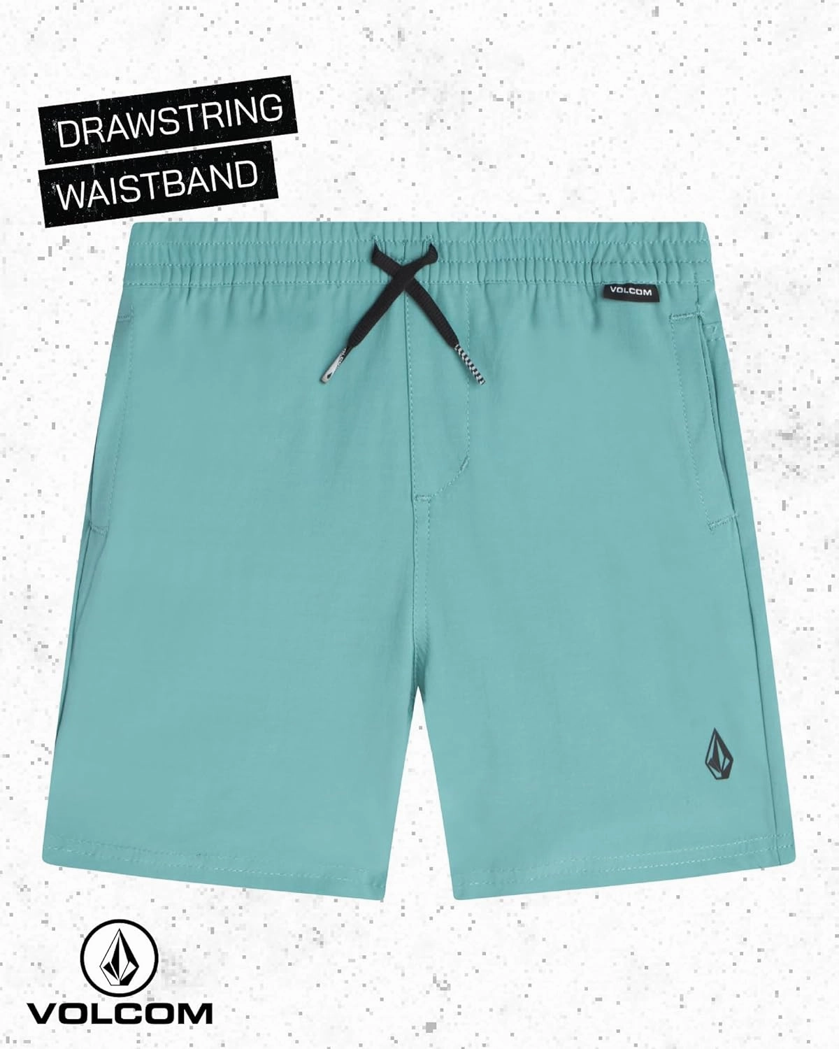 Volcom Toddler Boy Shorts Set - 2 Piece Short Sleeve Graphic Tees and Tech Stretch Shorts for Boys - Toddler Summer Clothes