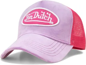 Von Dutch Unisex Trucker Hat - Plush Curved Bill Mesh Back Retro Classic Adjustable Snapback Baseball Cap for Men and Women