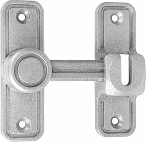 WANLIAN 90 Degree Barn Door Lock Zinc Alloy Heavy Duty Sliding Door Latch Pocket Door Lock for 180 Degree