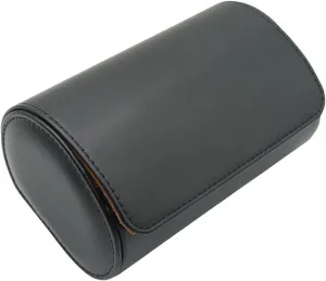 Watch Travel Case Portable Organizer - Luxury Watch Roll Travel Box Recycled Leather Watch Storage and Display for Men and Women (WCASE-2-BLACK)