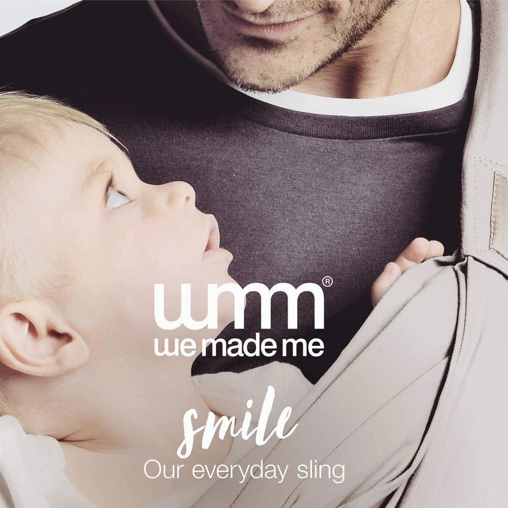 We Made Me Smile Lite Baby Sling, Five Carry Positions, from 3.6-15.9kg, Fuschia
