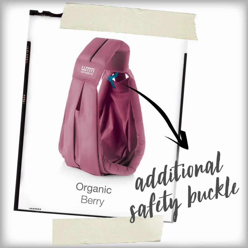 We Made Me Smile Lite Baby Sling, Five Carry Positions, from 3.6-15.9kg, Fuschia