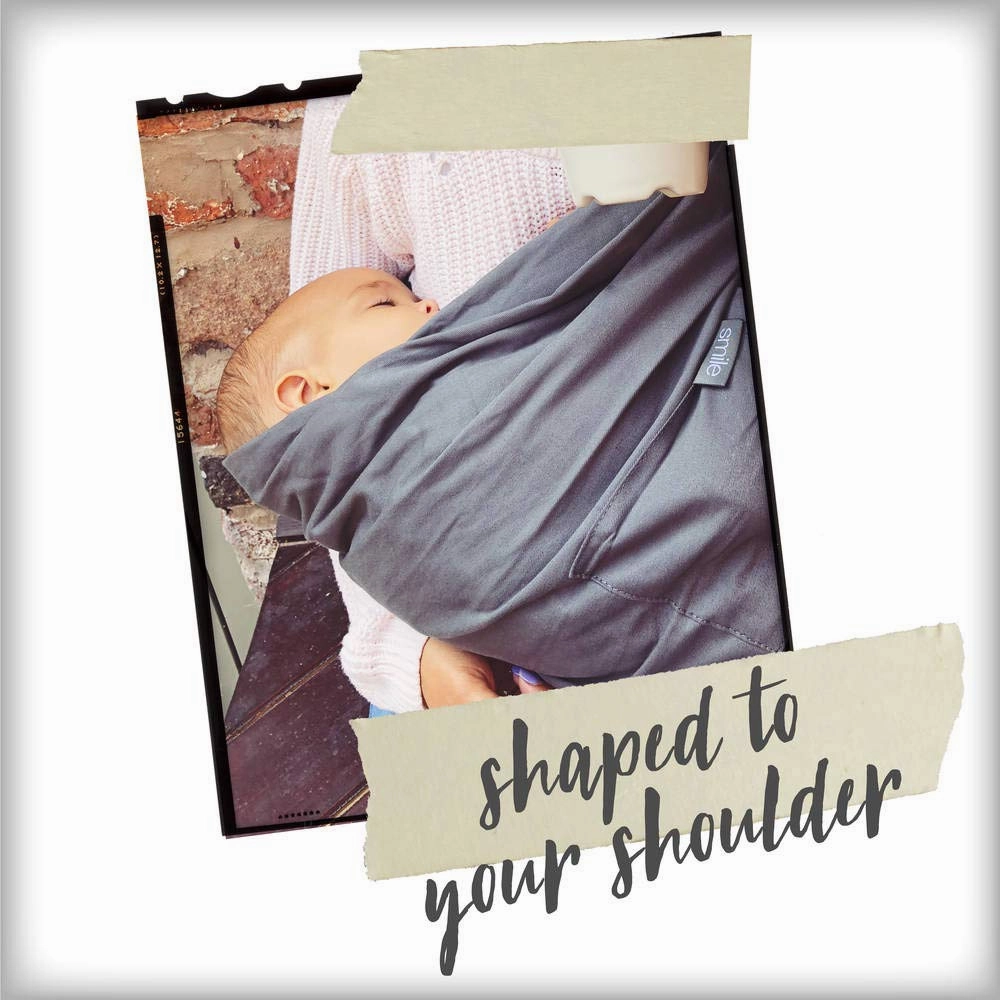 We Made Me Smile Lite Baby Sling, Five Carry Positions, from 3.6-15.9kg, Fuschia