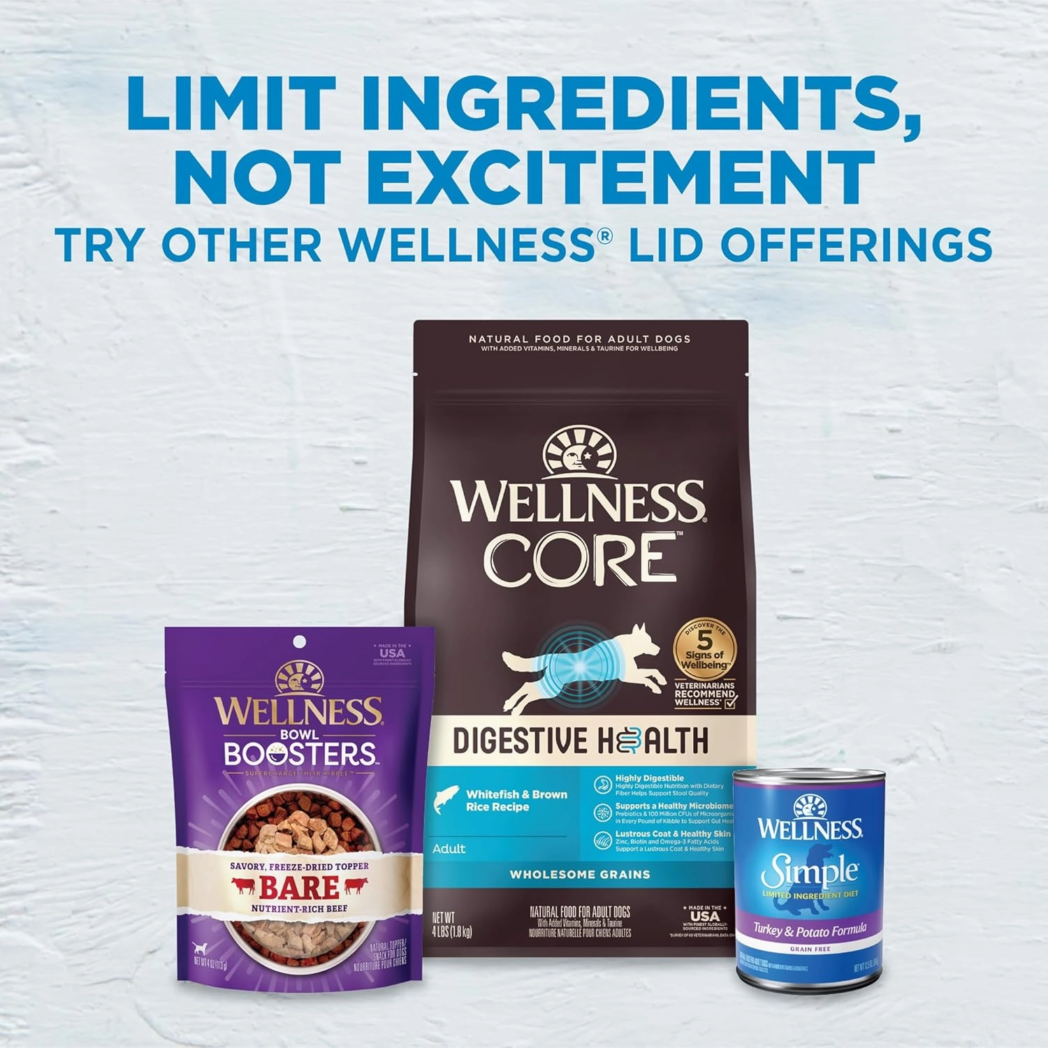 Wellness Simple Limited Ingredient Dry Dog Food for Sensitive Stomachs, Supports Skin & Coat, Small Breed, Grain-Free, Natural, Salmon & Potato Recipe, (10.5-Pound Bag)