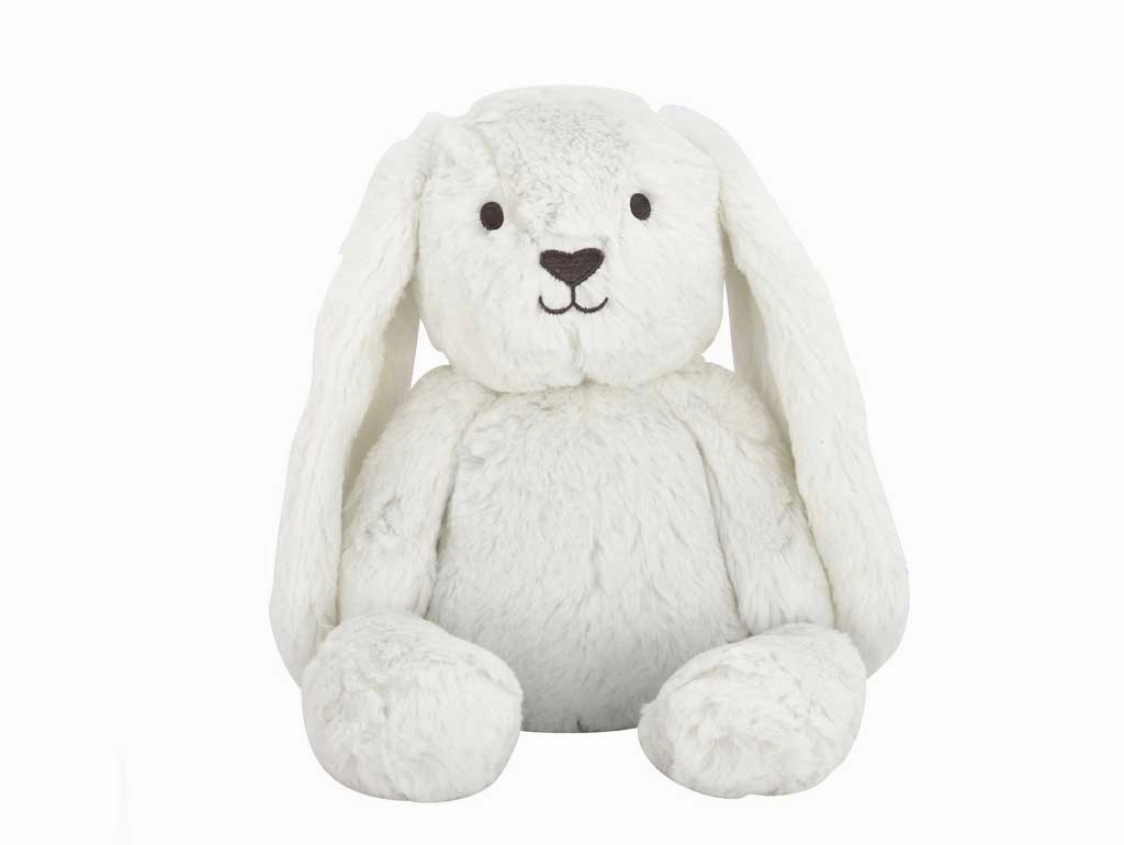 White Bunny Huggie Plush Toy
