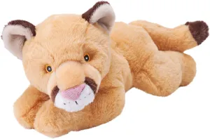 Wild Republic Ecokins, Mountain Lion, Stuffed Animal, 12 inches, Gift for Kids, Plush Toy, Made from Spun Recycled Water Bottles, Eco Friendly, Child’s Room Decor