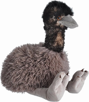Wild Republic Cuddlekins Emu, Stuffed Animal, 12 Inches, Plush Toy, Fill is Spun Recycled Water Bottles