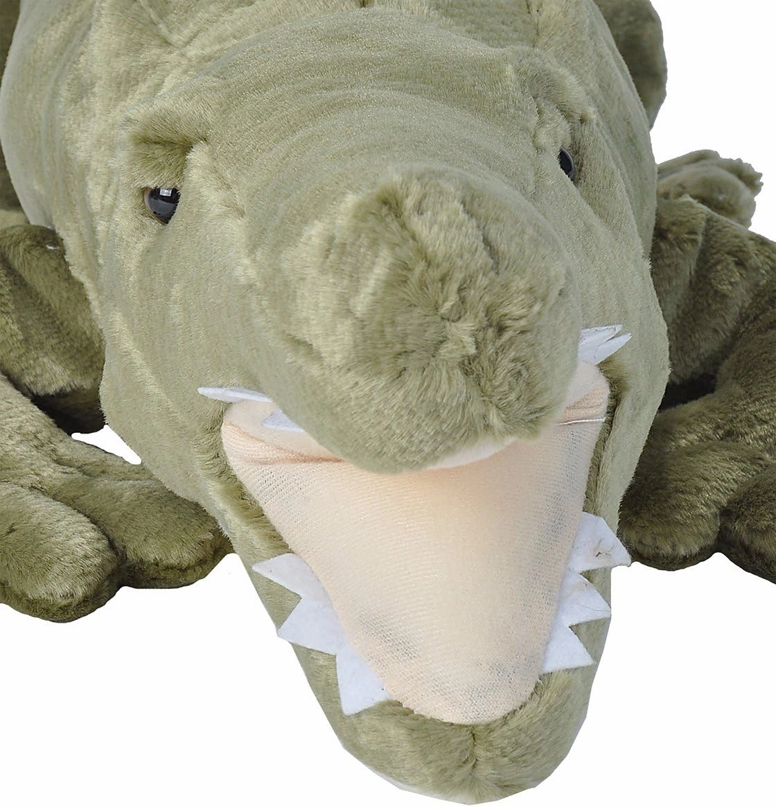 Wild Republic Jumbo Crocodile Giant Stuffed Animal, Plush Toy, Gifts for Kids, 30"