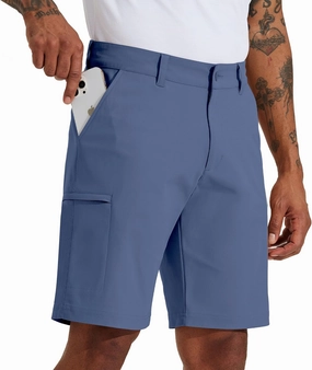 Willit Men's Golf Shorts 10" Stretch Quick Dry Hiking Cargo Shorts for Dress Casual Work with Pockets