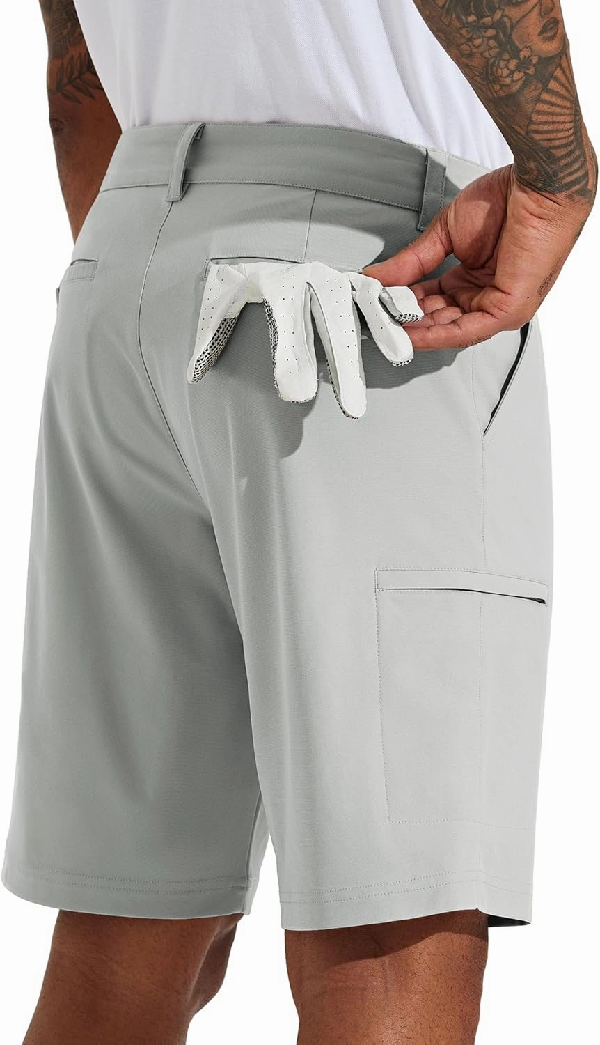 Willit Men's Golf Shorts Stretch Hiking Cargo Shorts Athletic Quick Dry Casual Work Shorts with Pockets 10"
