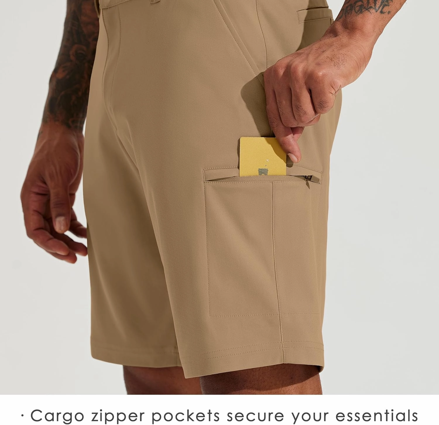 Willit Men's Golf Shorts Stretch Hiking Cargo Shorts Athletic Quick Dry Casual Work Shorts with Pockets 10"