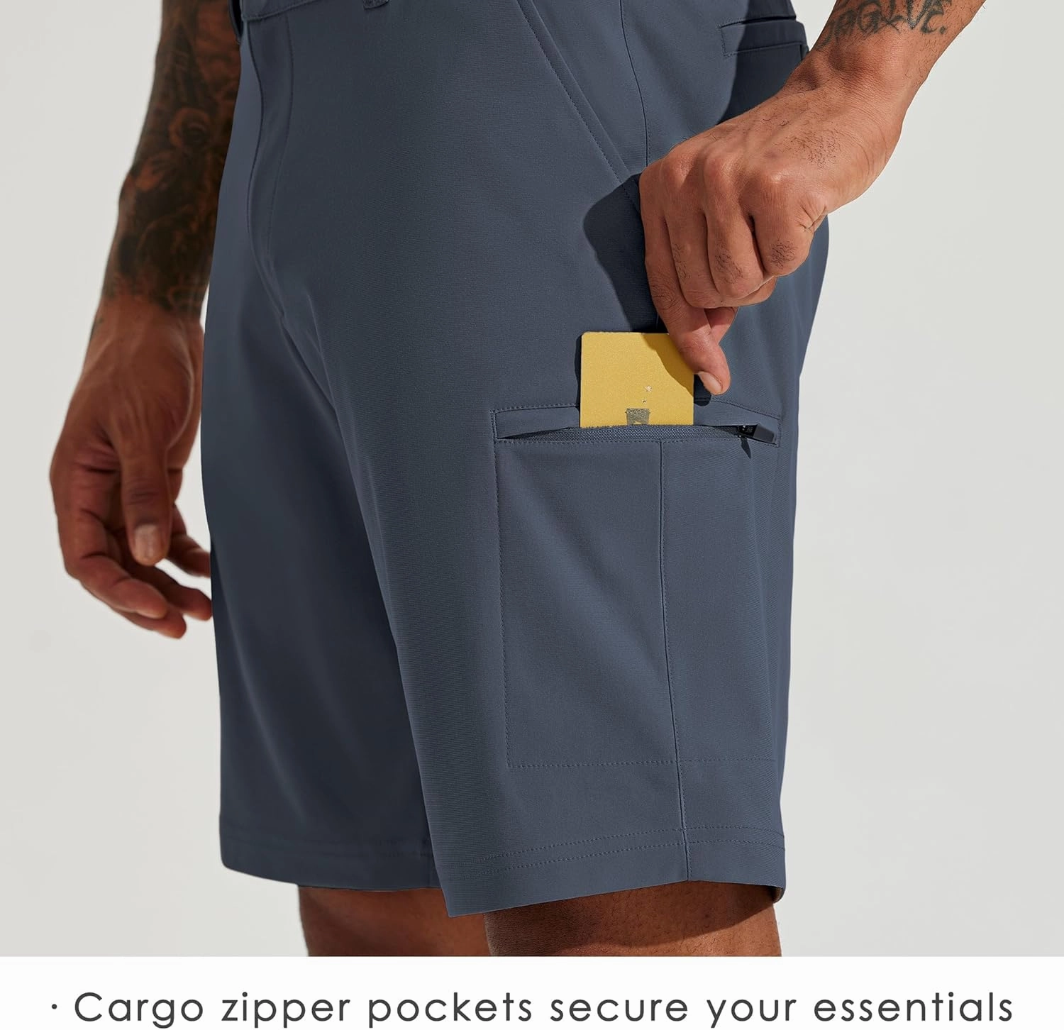 Willit Men's Golf Shorts Stretch Hiking Cargo Shorts Athletic Quick Dry Casual Work Shorts with Pockets 10"
