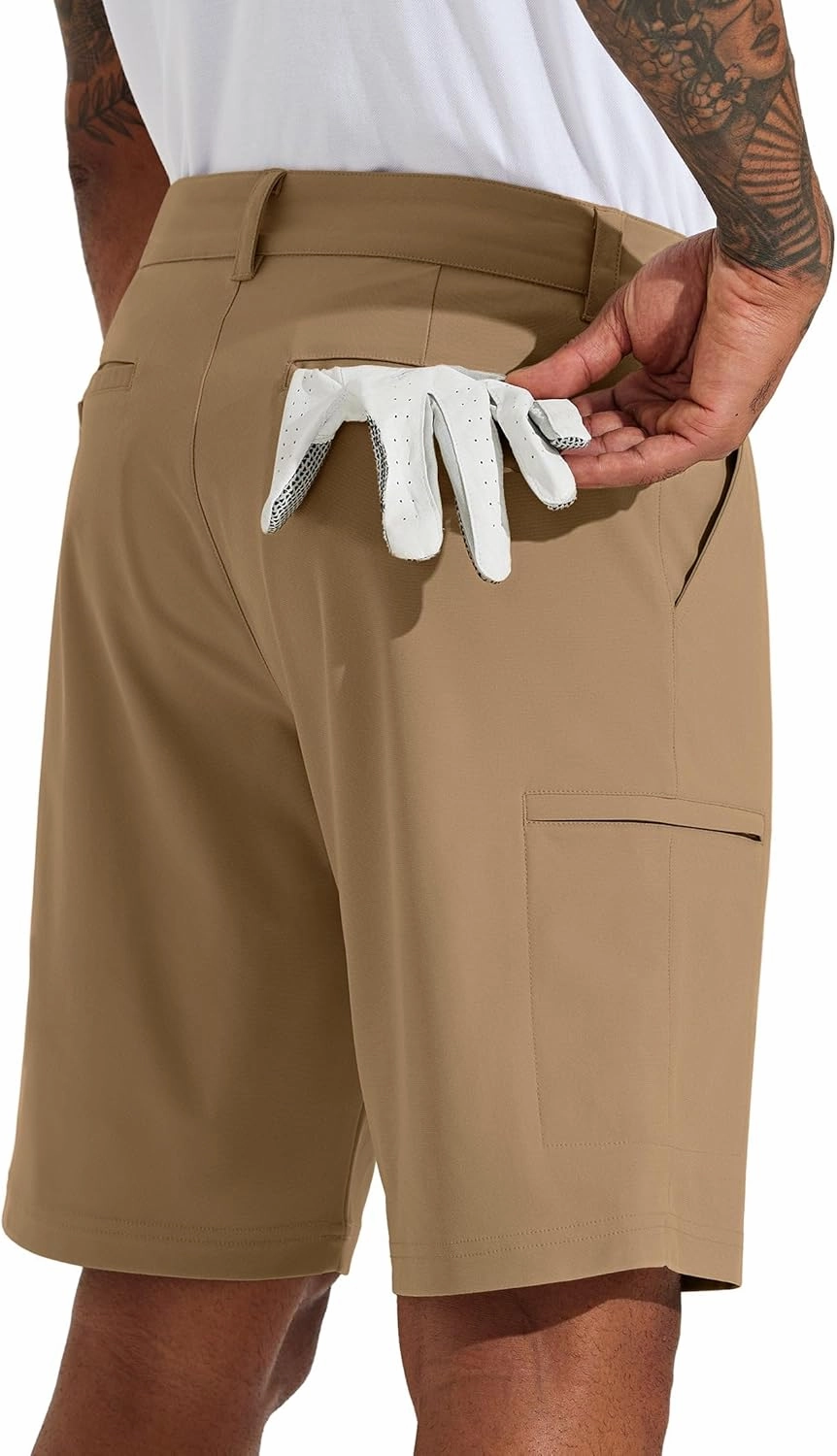 Willit Men's Golf Shorts Stretch Hiking Cargo Shorts Athletic Quick Dry Casual Work Shorts with Pockets 10"