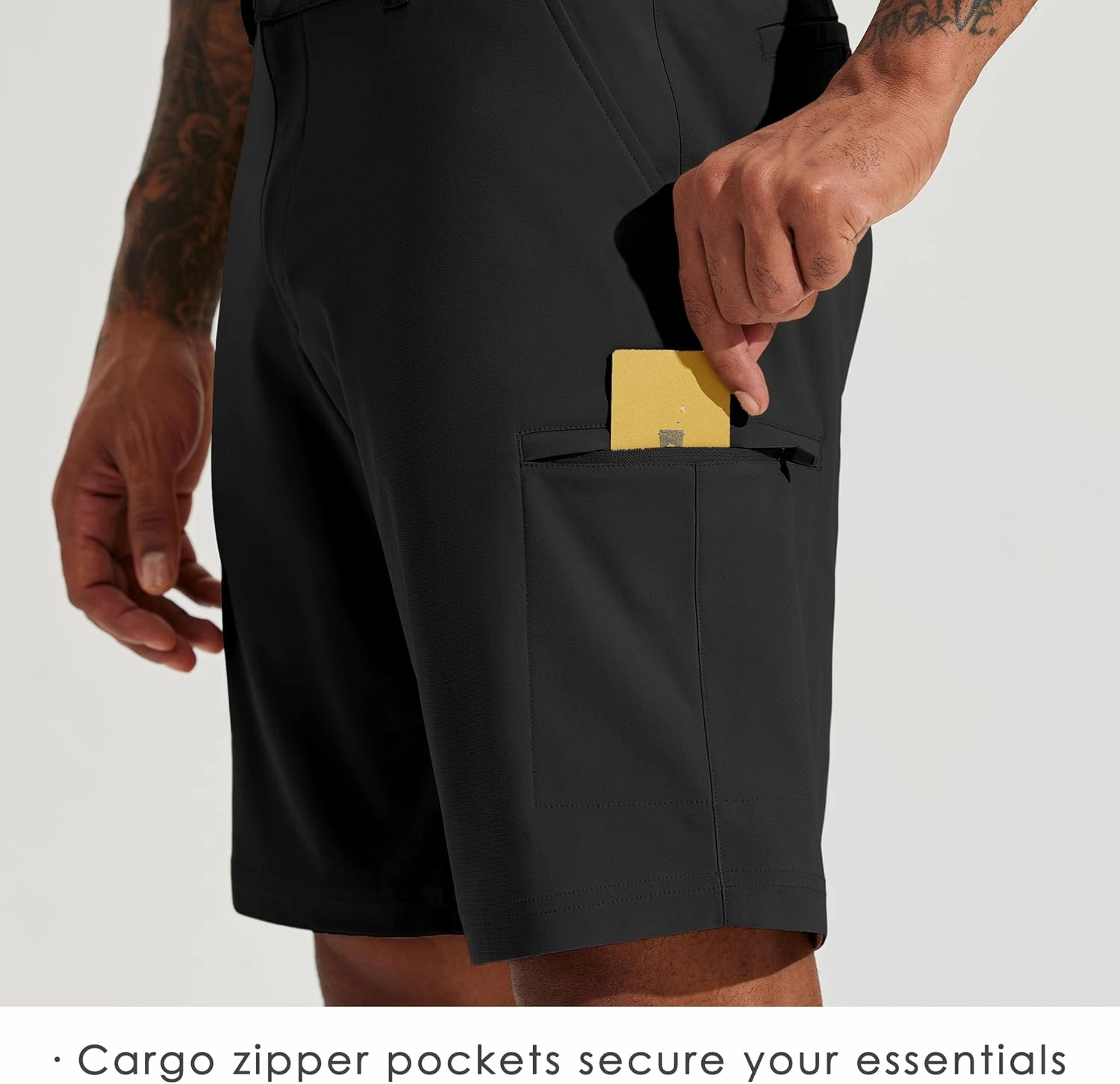 Willit Men's Golf Shorts Stretch Hiking Cargo Shorts Athletic Quick Dry Casual Work Shorts with Pockets 10"