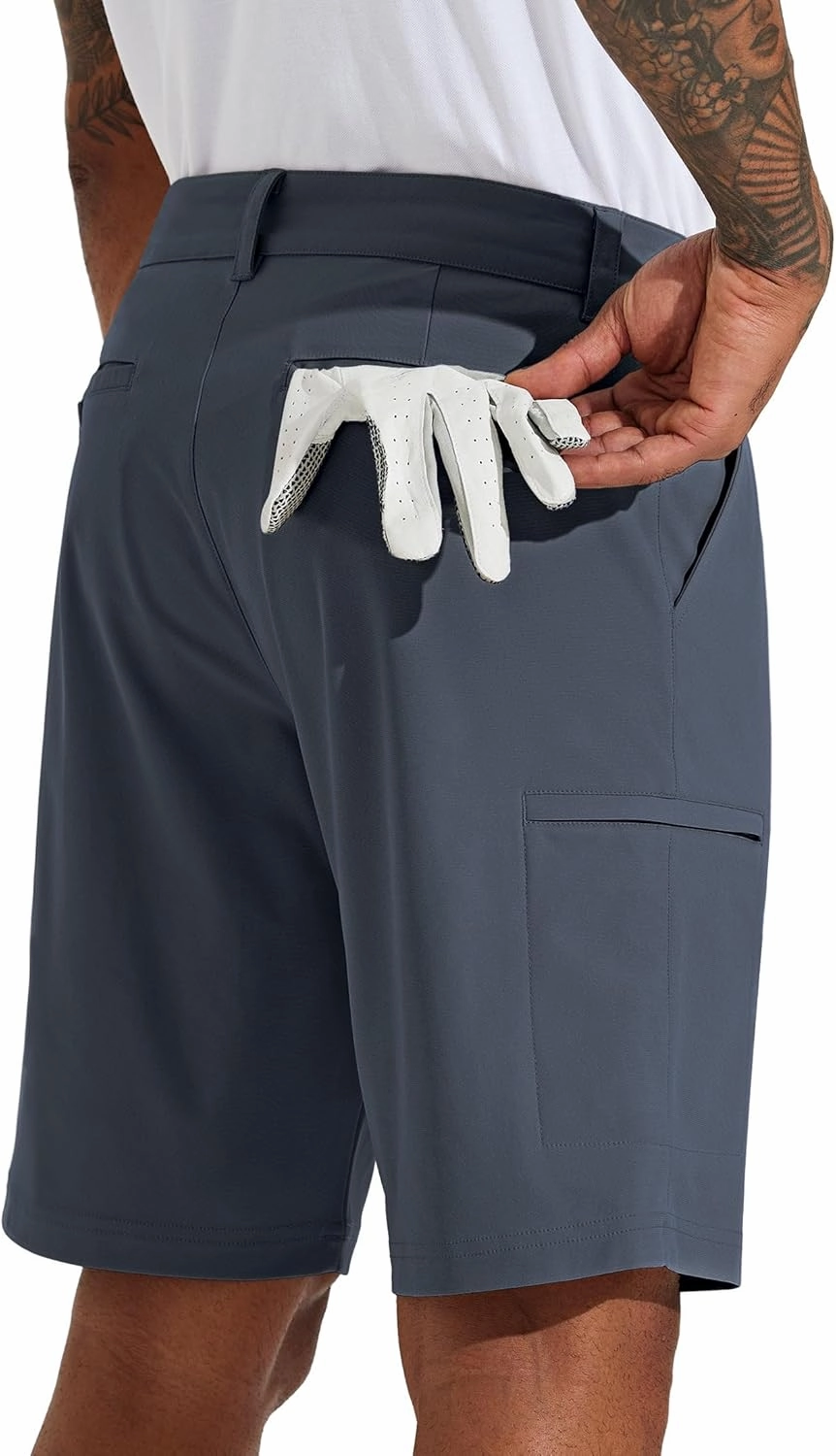 Willit Men's Golf Shorts Stretch Hiking Cargo Shorts Athletic Quick Dry Casual Work Shorts with Pockets 10"
