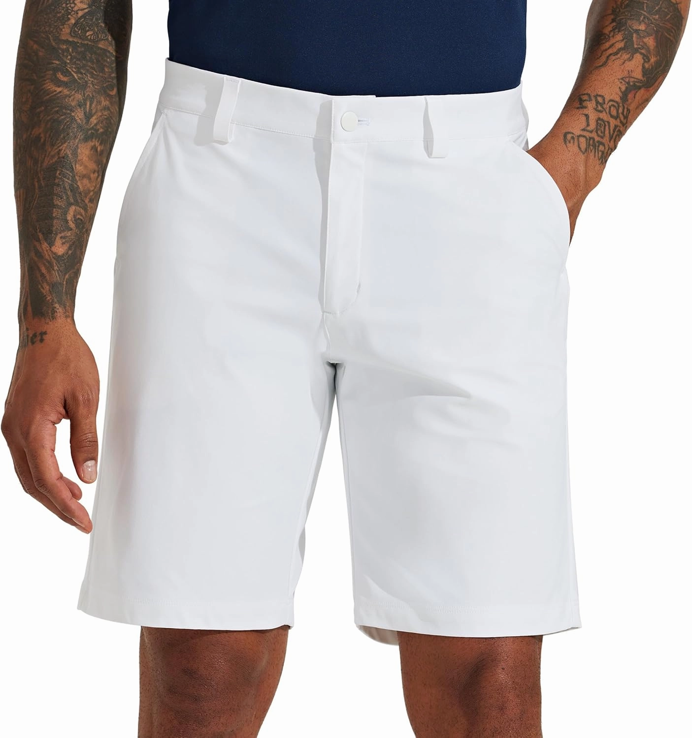 Willit Men's Golf Shorts Stretch Work Dress Shorts Quick Dry Hiking Athletic Casual Shorts with Pockets 10"
