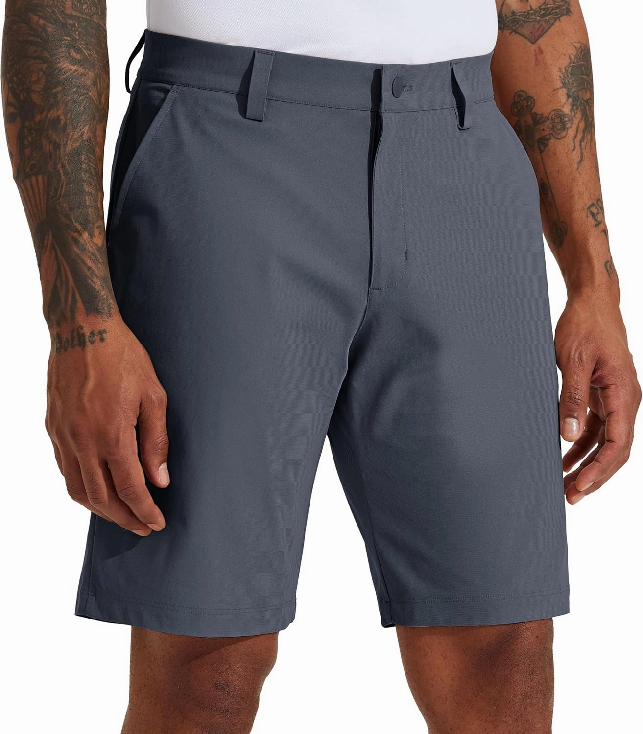 Willit Men's Golf Shorts Stretch Work Dress Shorts Quick Dry Hiking Athletic Casual Shorts with Pockets 10"