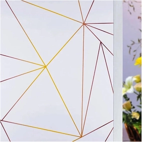 Window Privacy Film 2/4m Flower Window Film Opaque Glass Film Privacy Protection Glass 3D Stickers Stained Window Glass Films Home Decoration(N,55x200 cm)
