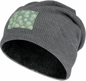 Winter Beanie Hat Cabbage Pattern Printed Knitted Hat Soft Plush Hat Thick Warm Caps Ski Hat for Men Women