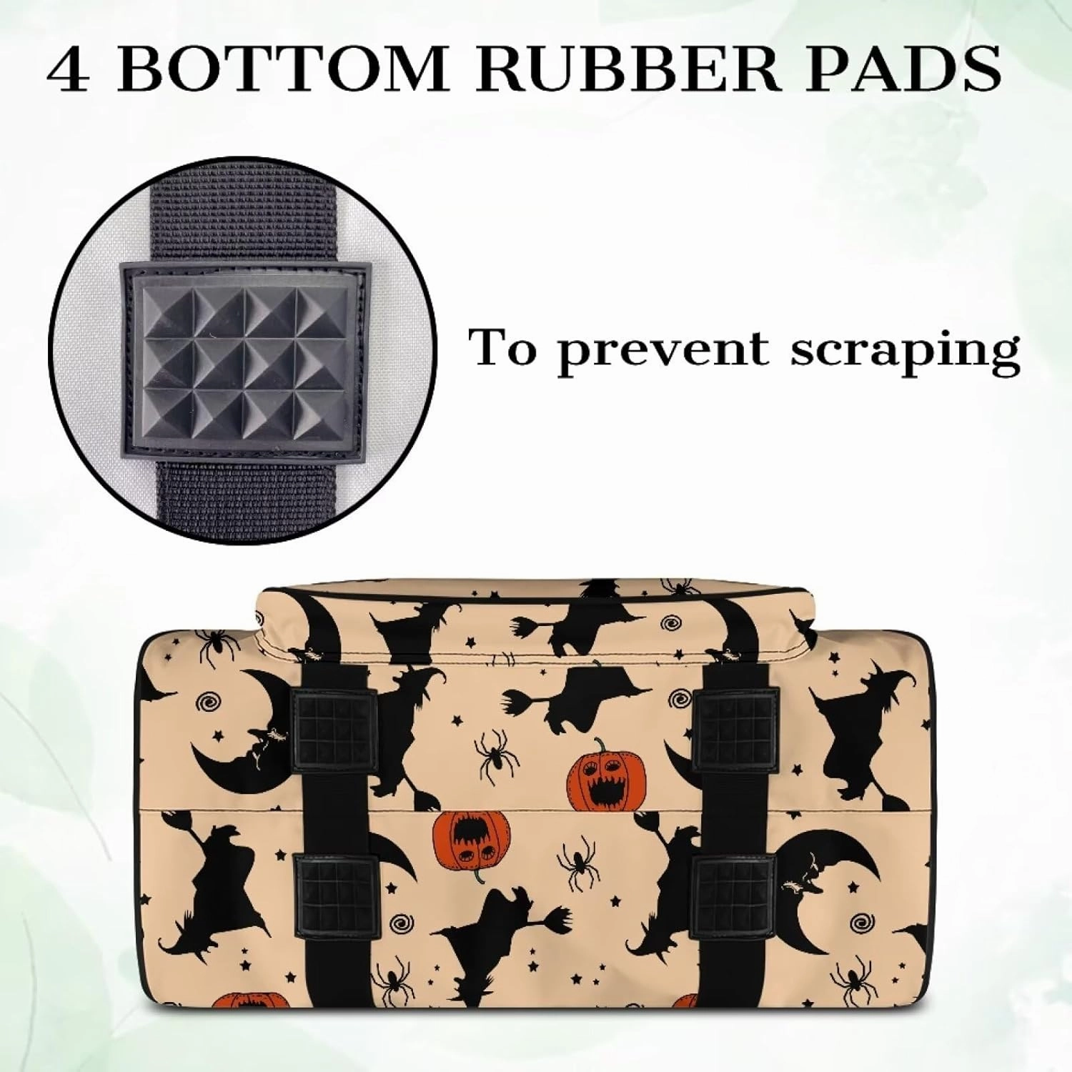 Witch Moon Sewing Machine Handbag Two Way Zipper Carrying Travel Storage Carrier Sewing Bag with Handle Sewing Box Storage Bag Compatible with Most Standard Singer, Brother