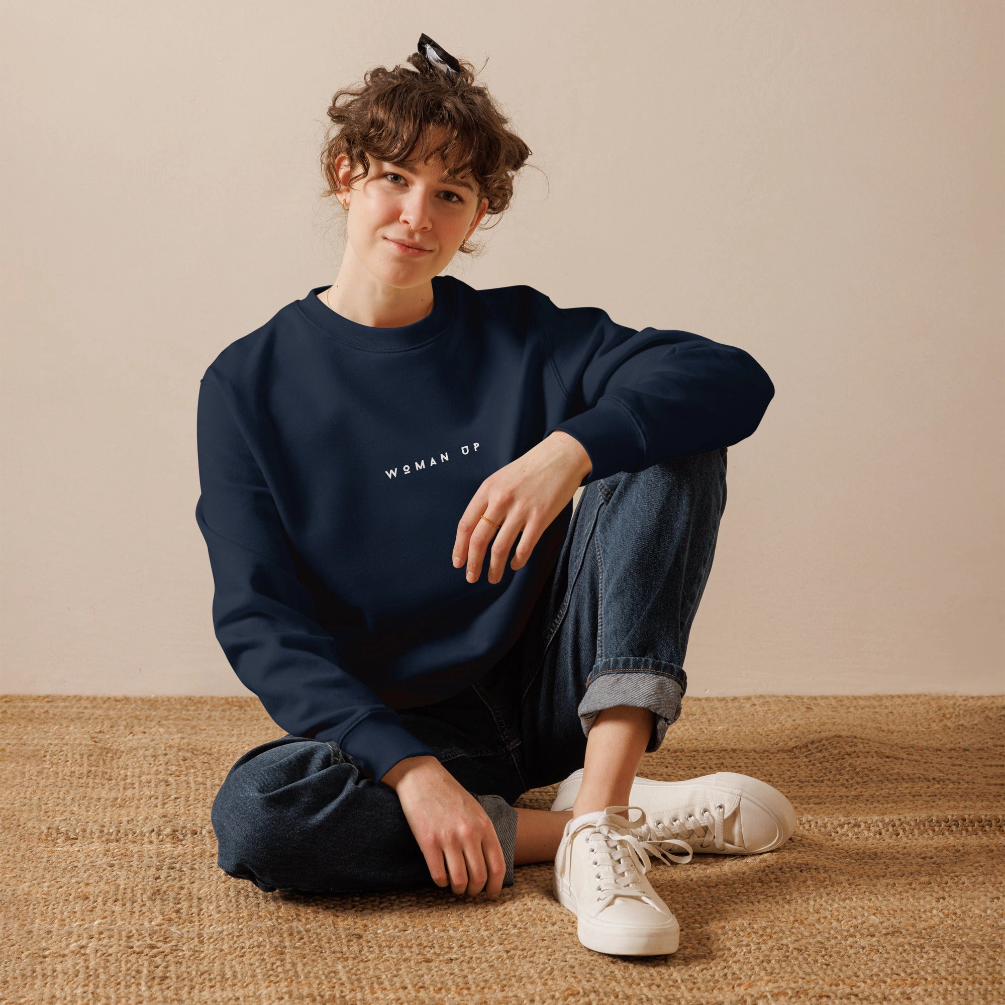 Woman Up Unisex eco sweatshirt