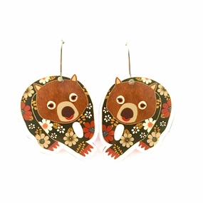 Wombat Earrings