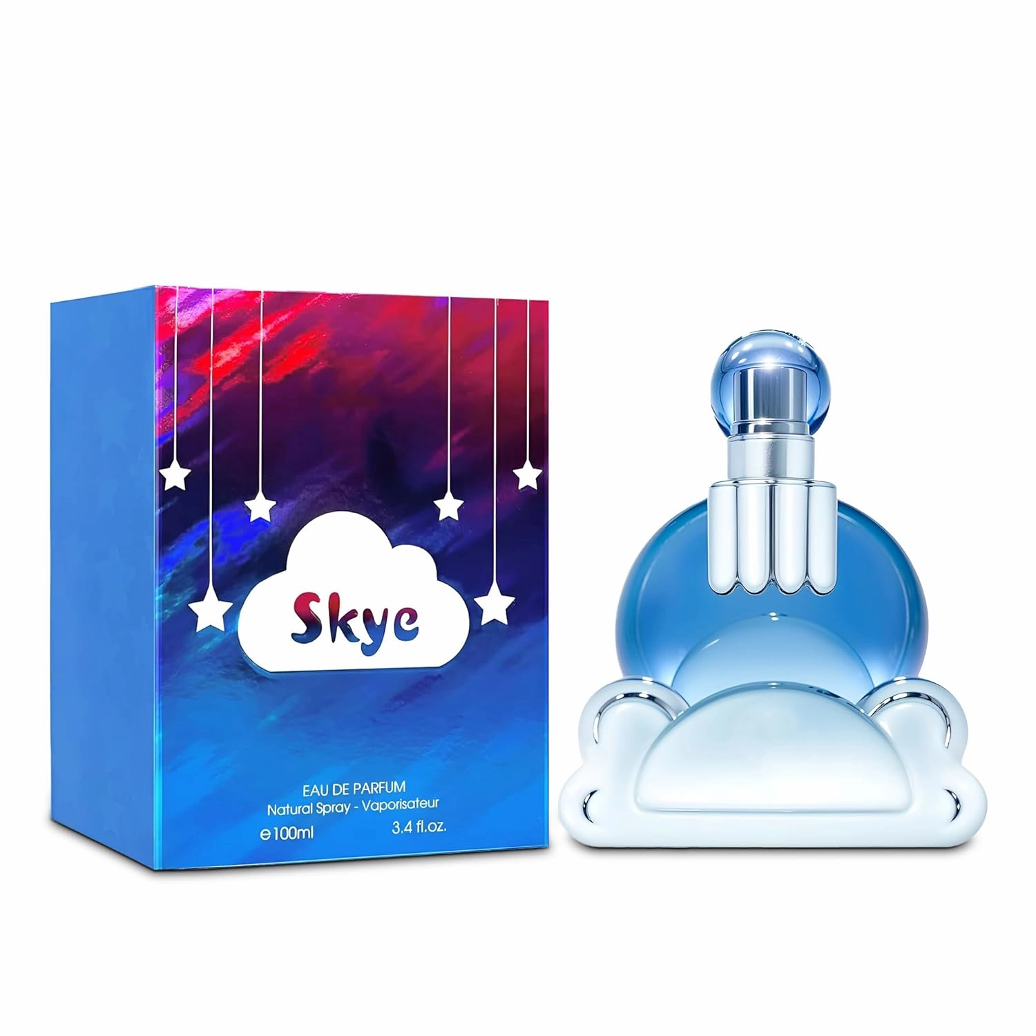 Women Perfume Set 4 Piece Different Scents(RIO Sweet Crush Jasmine/RIO Vanilla/Soft Cloud/Skye) Eau de Parfum Spray Long Lasting Fragrance Sets with Luxury Gift Box for Birthday or Anniversary