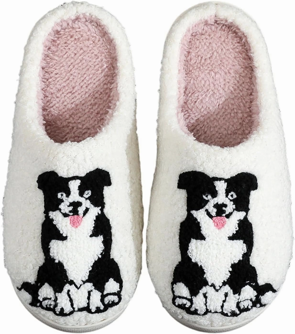 Women's Men's Fuzzy Memory Foam Slippers Fluffy Warm Comfort Light Weight Indoor Outdoor House Couple Shoes