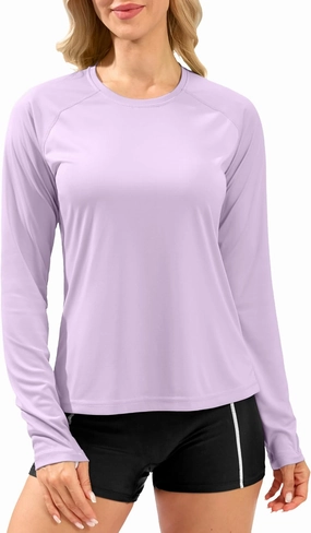 Women's UPF 50  Sun Shirts Long Sleeve UV Protection Rash Guard Lightweight Quick Dry Workout Hiking Tops for Women