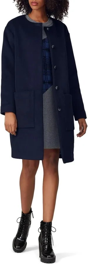 Women's Classic Pocket Front Coat
