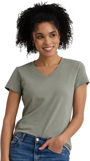 Women's Organic Pima Cotton Short Sleeve V-Neck T-Shirt