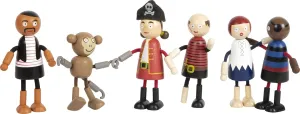 Wooden Bending Dolls Pirate