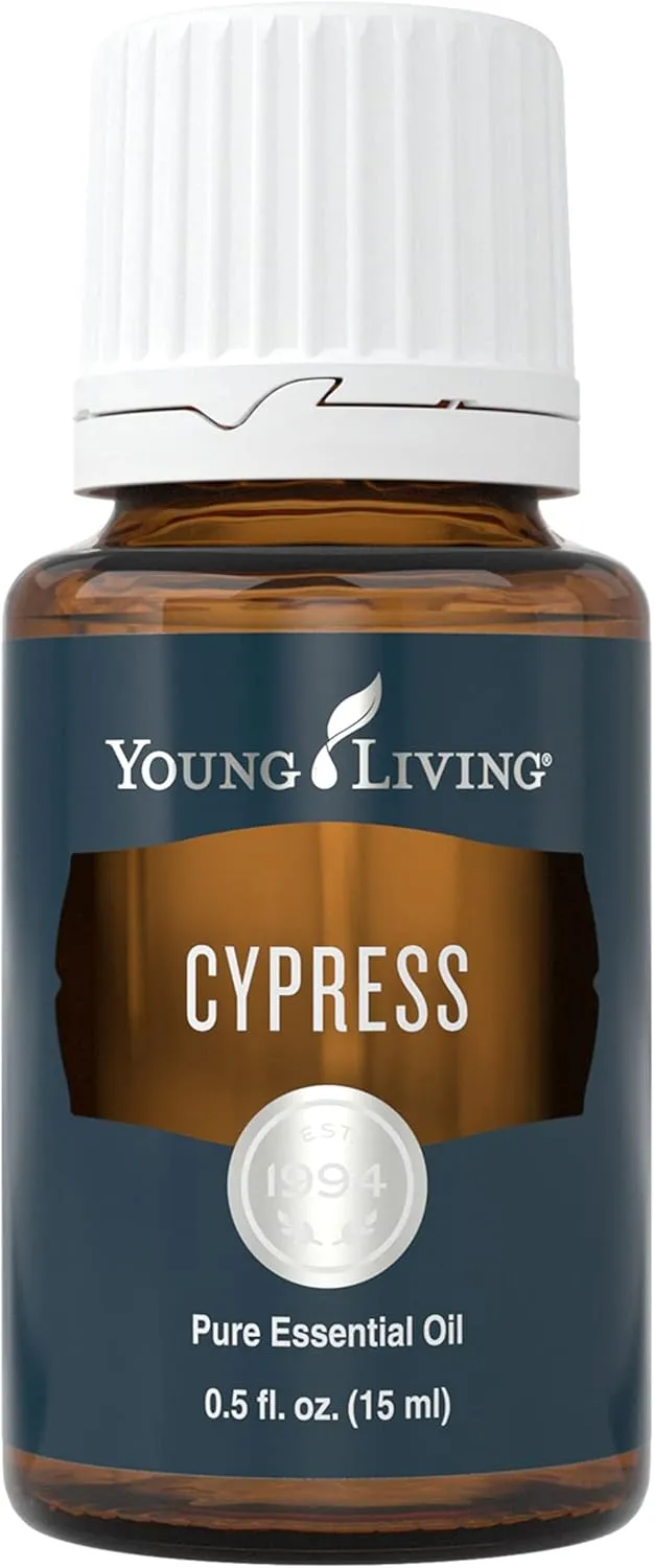 Young Living Cypress 15ml Essential Oils - Promotes The Appearance of Healthy-Looking Hair, Has Benefits for Skin, Hair, and Scalp, and Creates a Sense of Security and Grounding