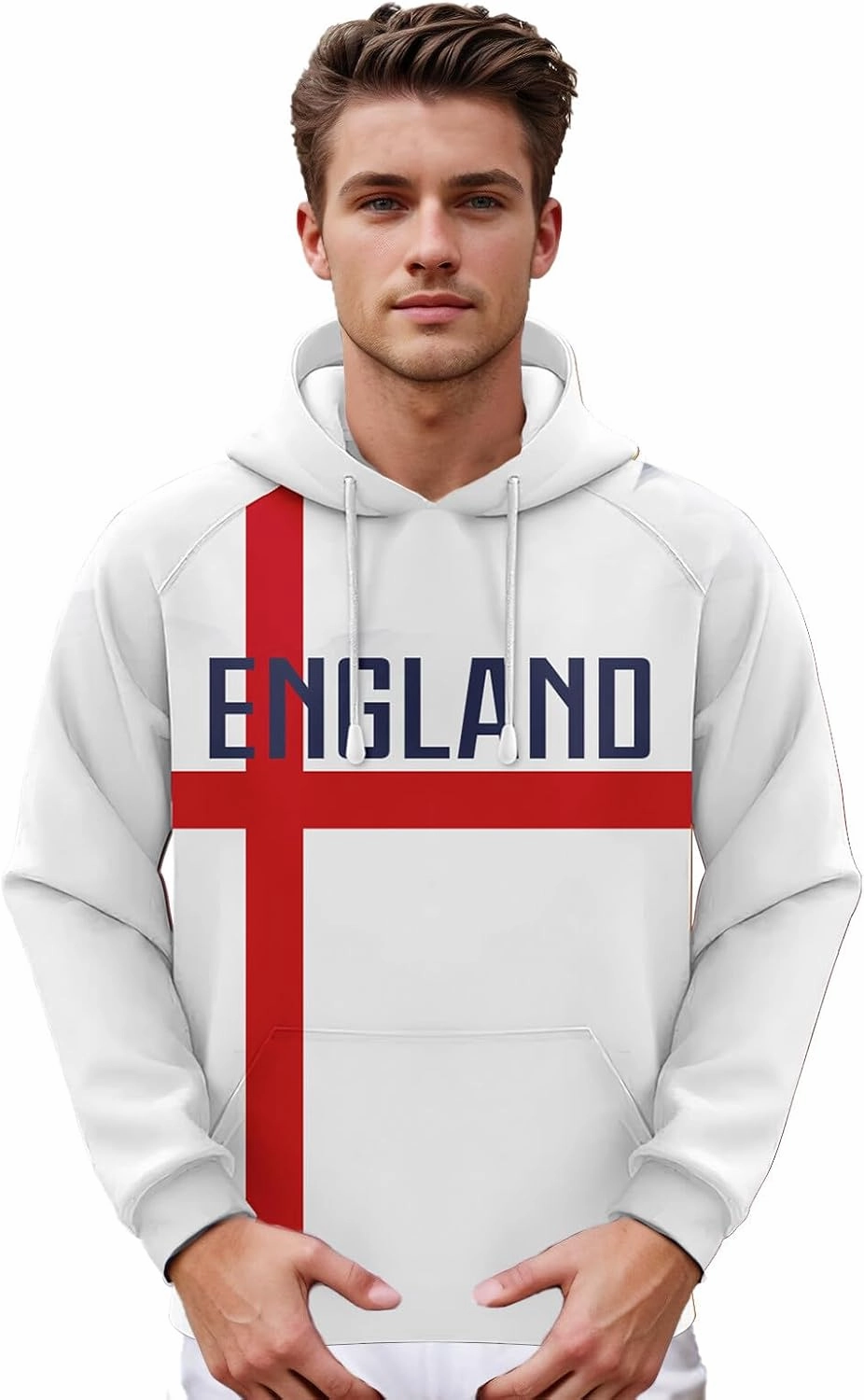 Zaanga Custom Soccer Hoodie Sweatshirt Pullover Personalized Name and Number Sports Fan Gifts for Men Women Youth