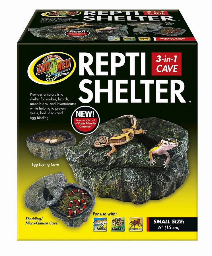 Zoo Med Repti-Shelter 3 In 1 Cave Medium